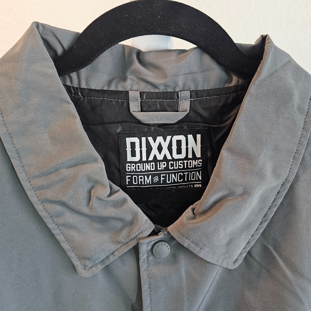 DIXXON Flannel Co. Coaches Jacket Mens 3X Gray Snap Front Workwear NEW - Picture 3 of 11